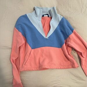 Outdoor Voices multicolor quarter zip